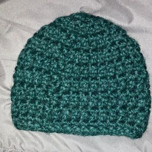 Teal Crochet Beanie
